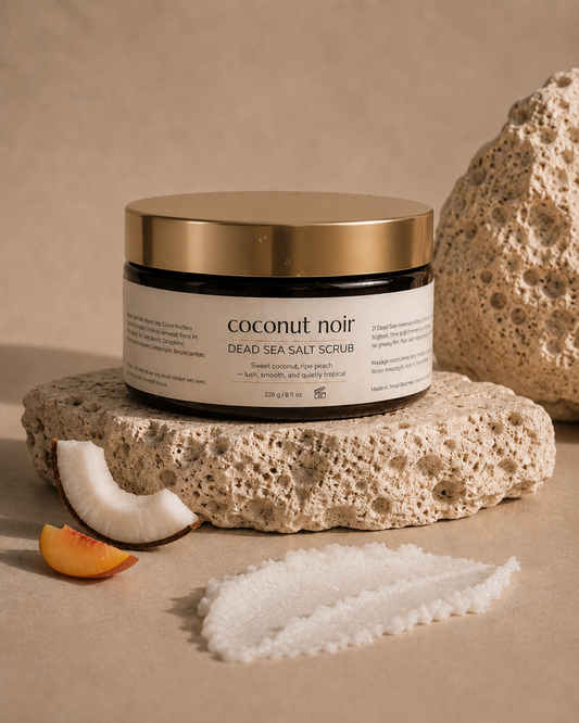 Coconut Noir Dead Sea Salt Scrub
