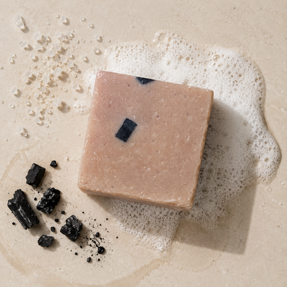Dark Mineral Bar - Dead Sea Salt & Charcoal Facial Soap