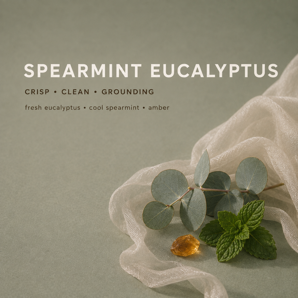 Spearmint Eucalyptus Dead Sea Salt Scrub