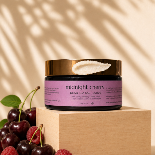 Midnight Cherry Dead Sea Salt Scrub