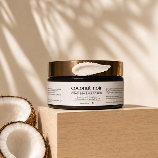 Coconut Noir Dead Sea Salt Scrub