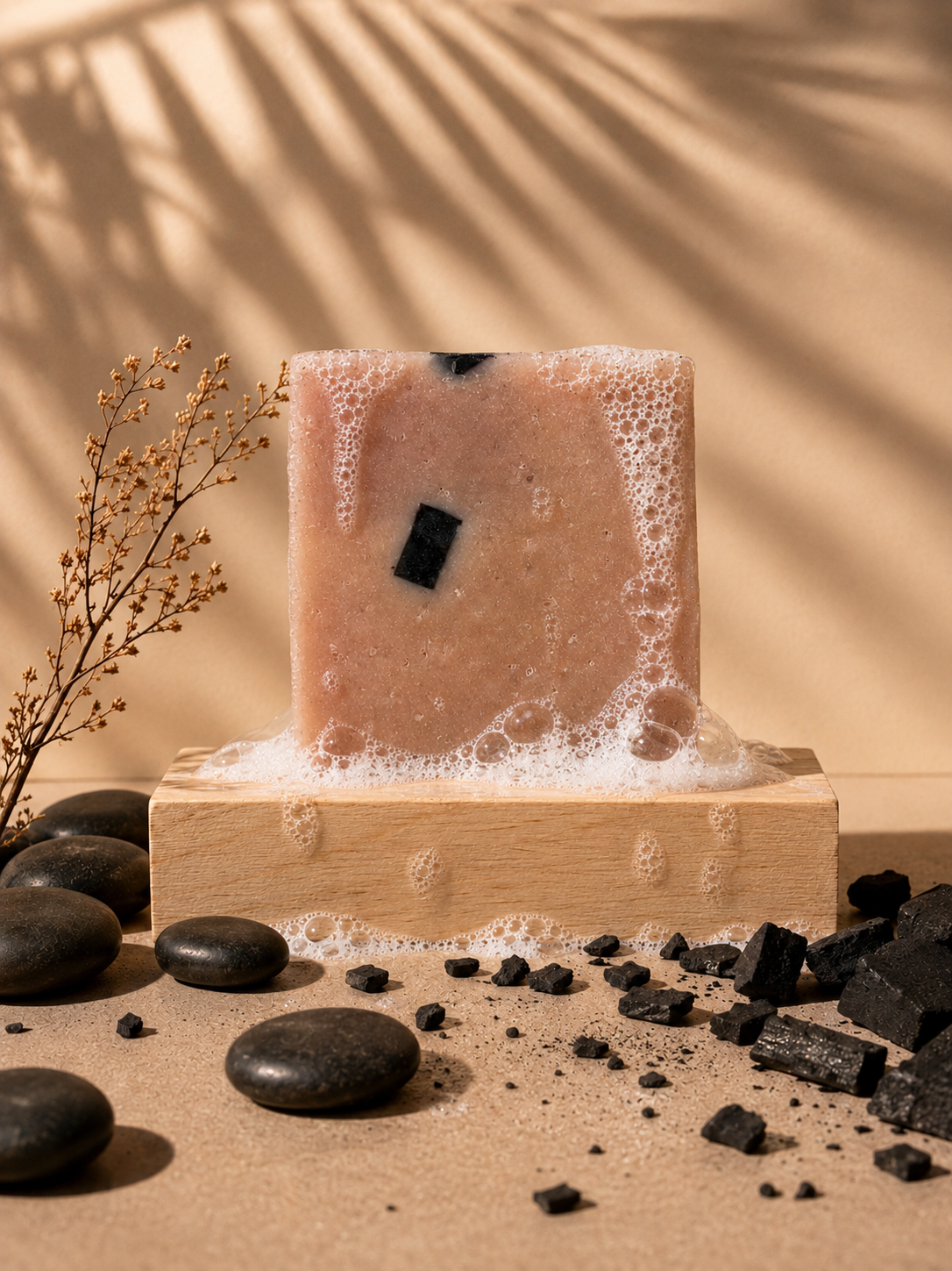 Dark Mineral Bar - Dead Sea Salt & Charcoal Facial Soap
