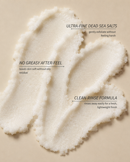 Lemon Dew Dead Sea Salt Scrub