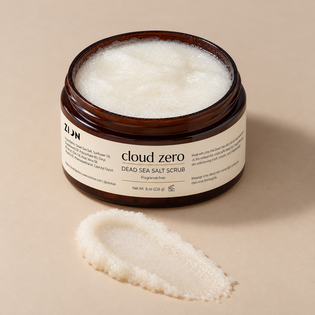 Cloud Zero Dead Sea Salt Scrub
