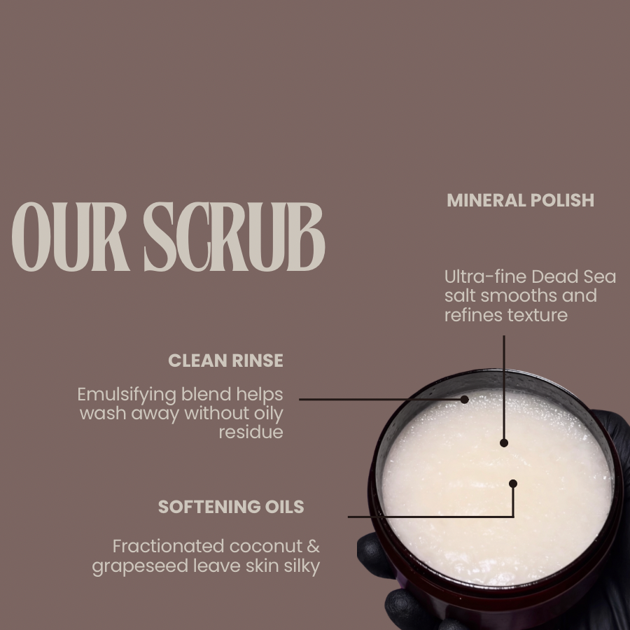 Vanilla Amber Dead Sea Salt Scrub