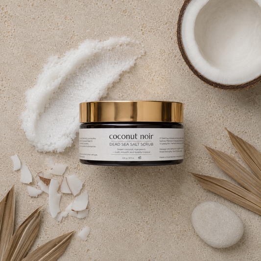 Coconut Noir Dead Sea Salt Scrub