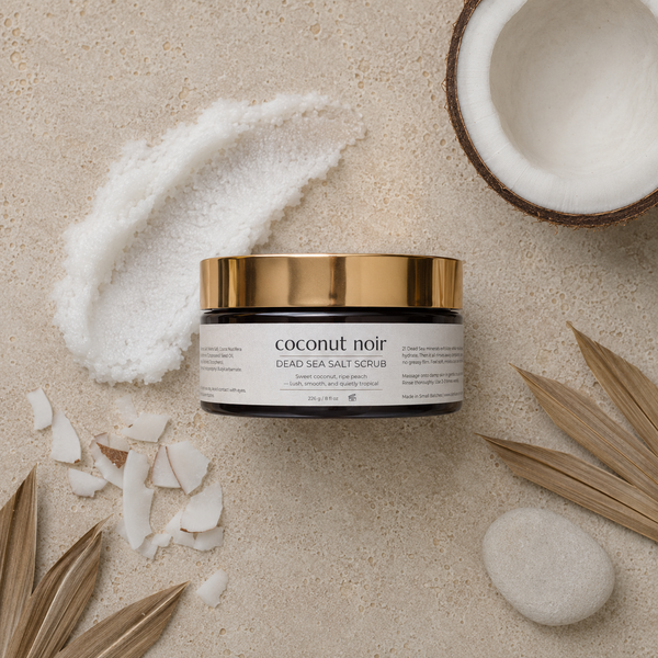 Coconut Noir Dead Sea Salt Scrub