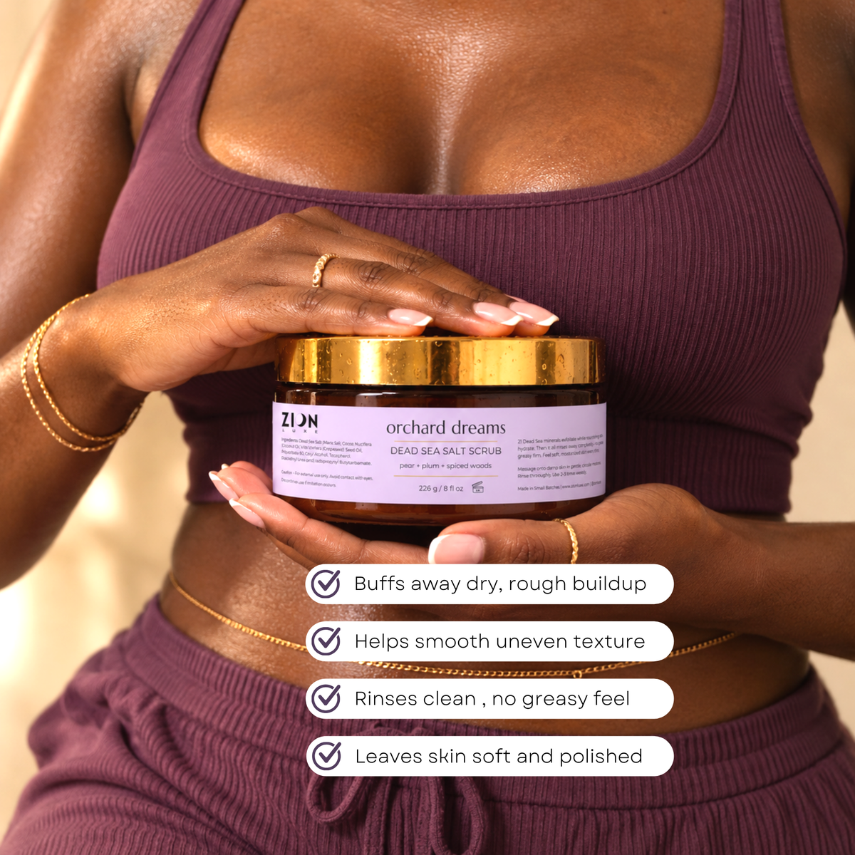 Orchard Dreams Dead Sea Salt Scrub